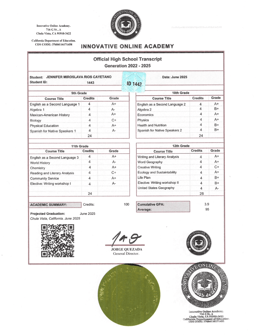 Innovative Online Academy · California, USA